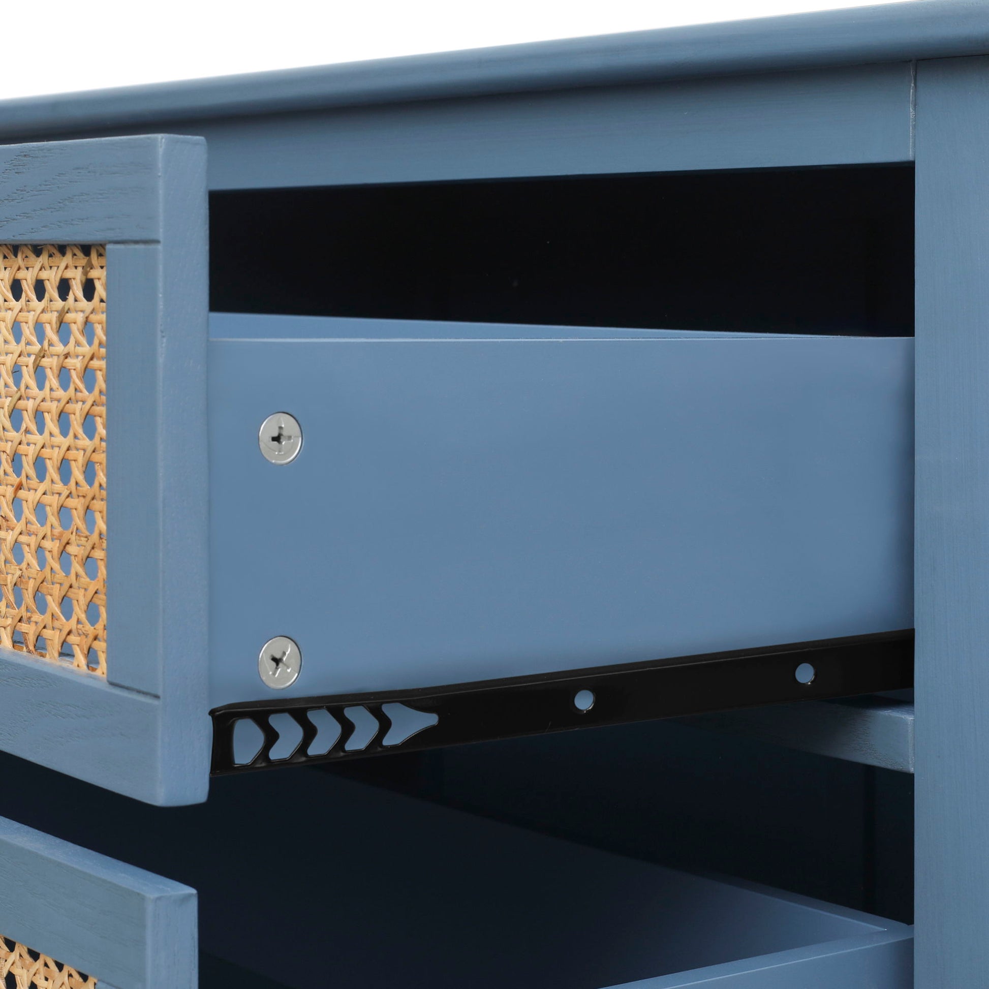 3 Drawer Cabinet, Natural Rattan, American Furniture - The Sleep Loft - Online Mattress Showroom NYC