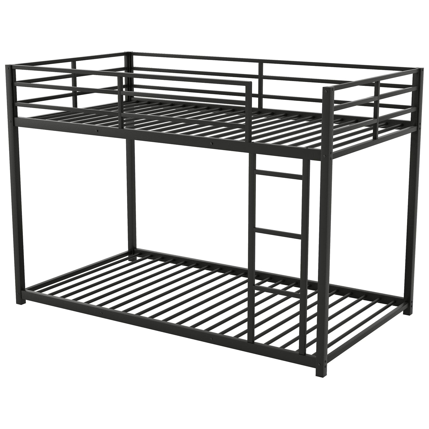 Metal Bunk Bed, Low Bunk Bed With Ladder - The Sleep Loft - Online Mattress Showroom NYC
