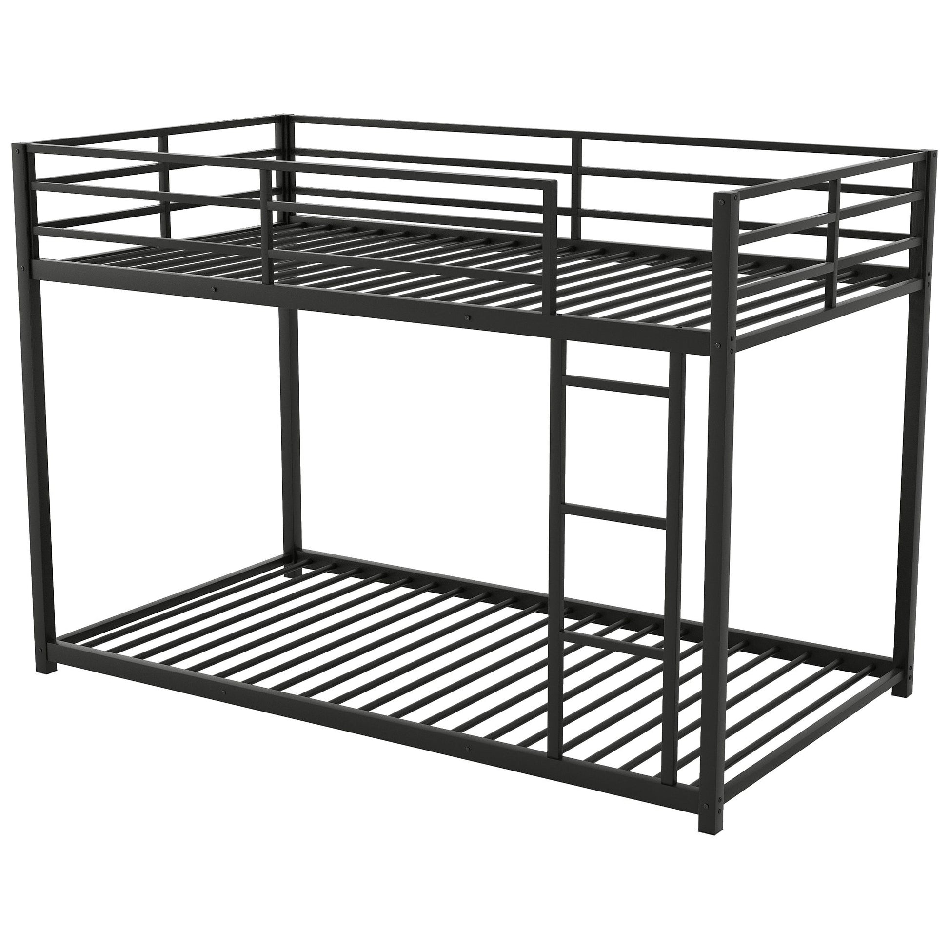 Metal Bunk Bed, Low Bunk Bed With Ladder - The Sleep Loft - Online Mattress Showroom NYC