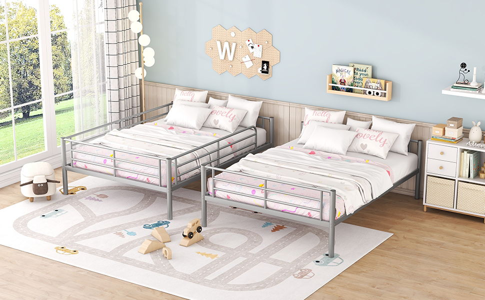 Steel Construction Bunk Bed - The Sleep Loft - Online Mattress Showroom NYC