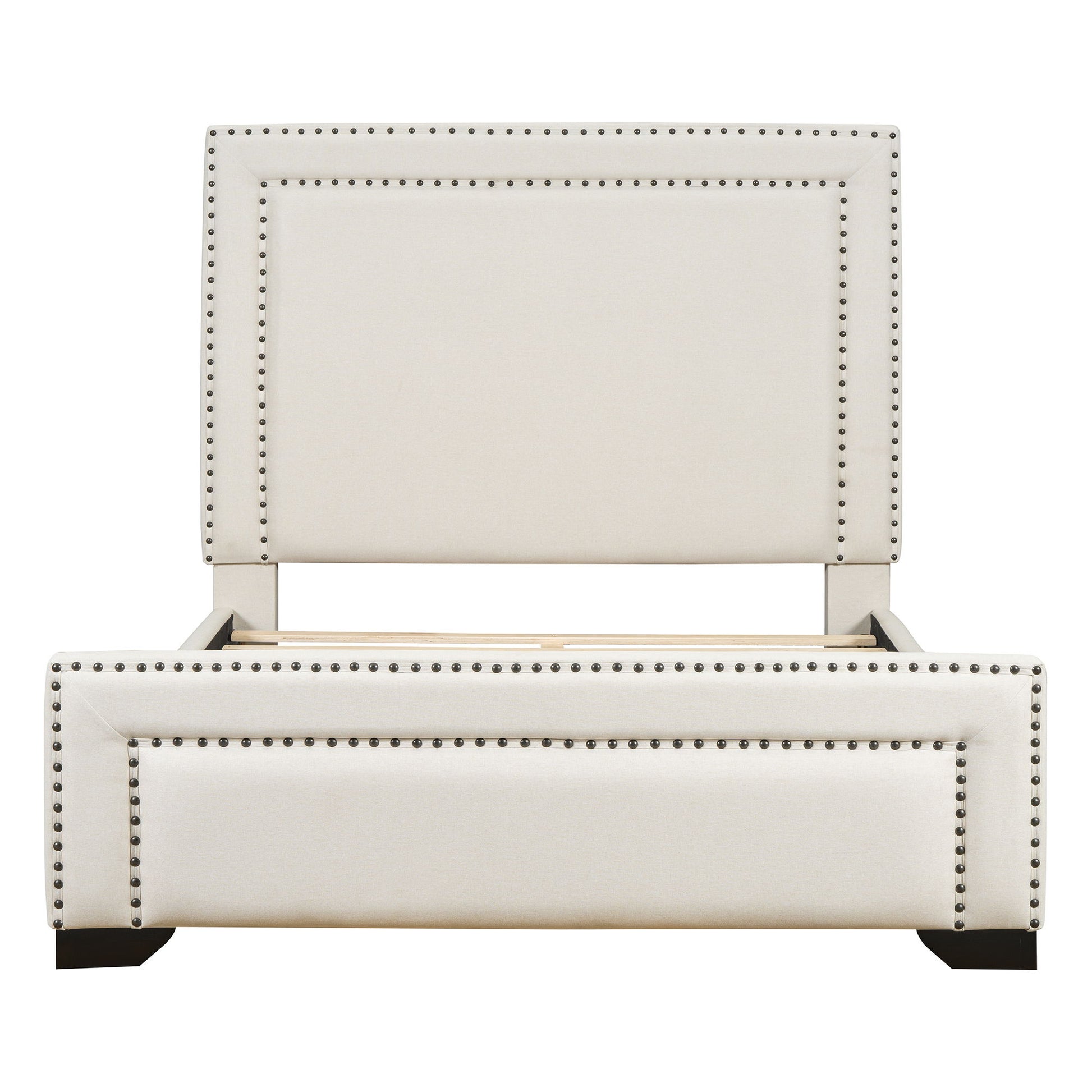 Upholstered Bed With Slats Support, No Box Spring Needed - The Sleep Loft - Online Mattress Showroom NYC