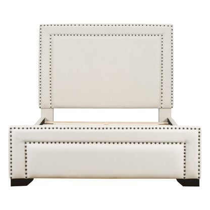 Upholstered Bed With Slats Support, No Box Spring Needed - The Sleep Loft - Online Mattress Showroom NYC