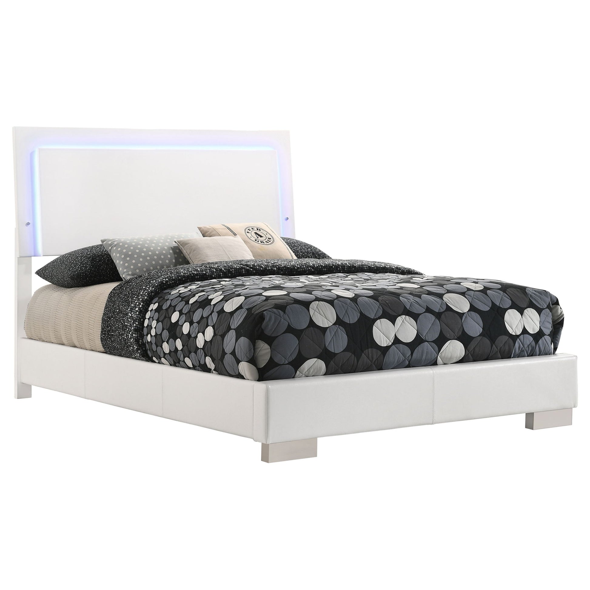 Felicity - LED Panel Bed With Built In Lighting - The Sleep Loft - Online Mattress Showroom NYC