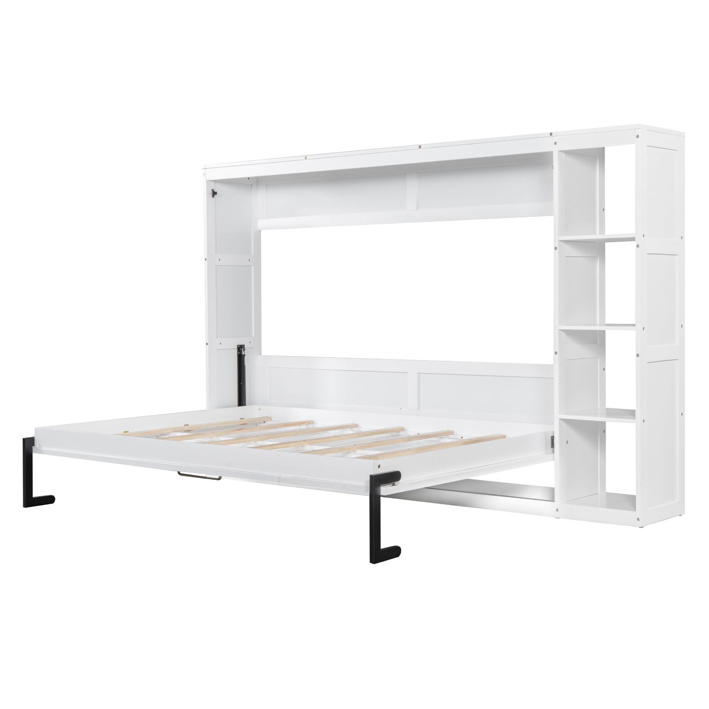 Murphy Bed With Bookshelf And Storage - The Sleep Loft - Online Mattress Showroom NYC