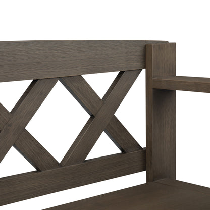Amherst - Handcrafted Entryway Storage Bench - The Sleep Loft - Online Mattress Showroom NYC