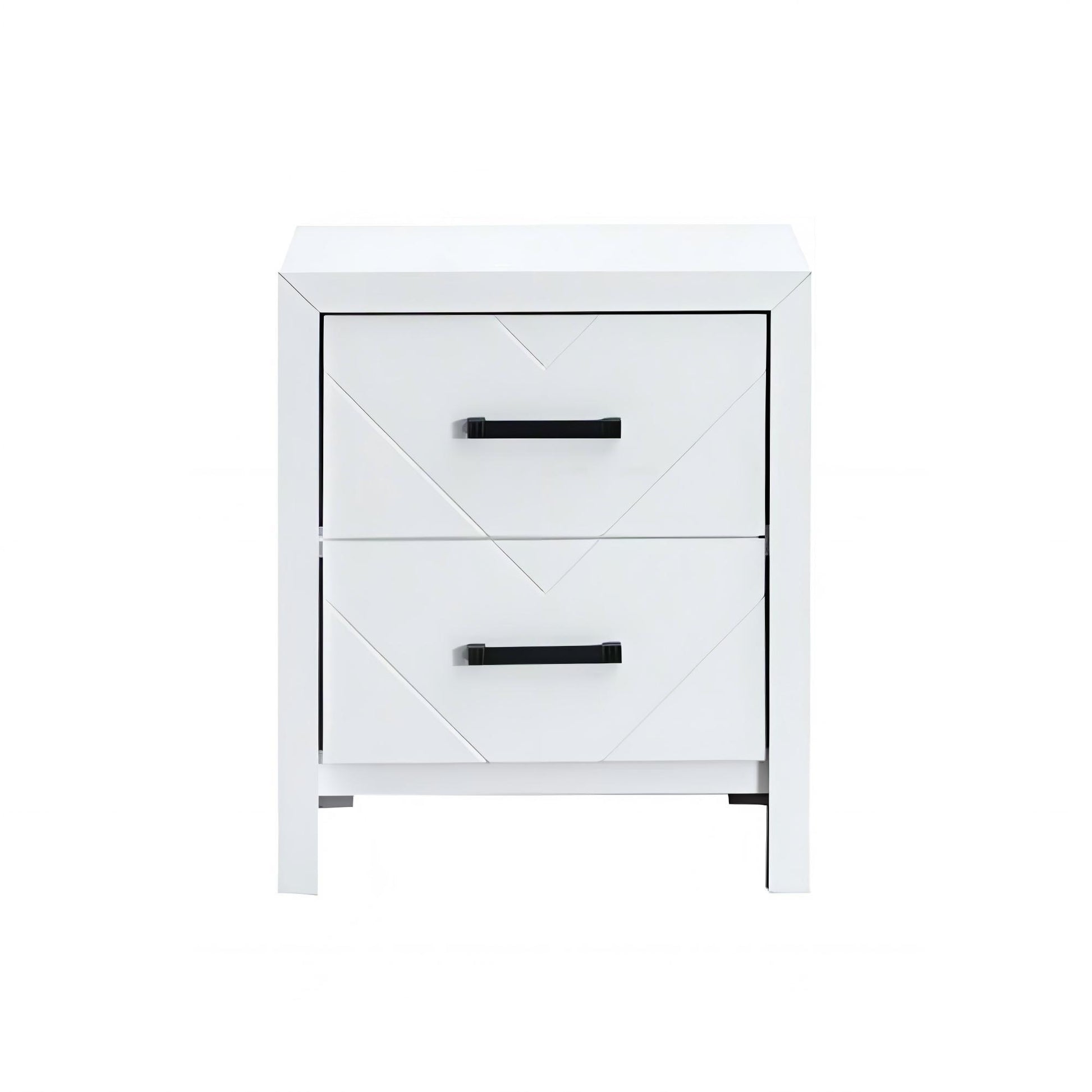 Morris - 2 Drawers Nightstand - The Sleep Loft - Online Mattress Showroom NYC
