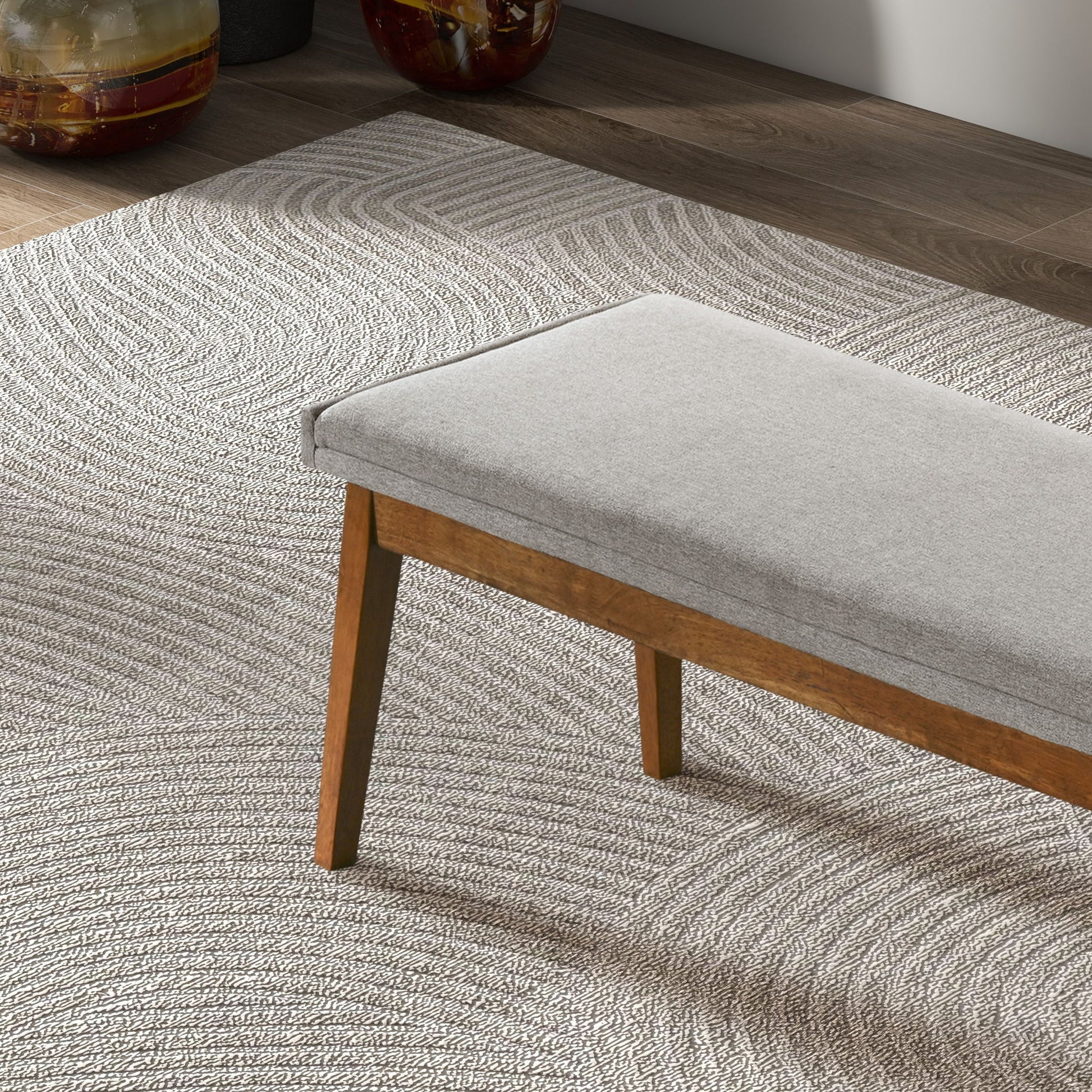 Warren - Bench - Ash Gray - The Sleep Loft - Online Mattress Showroom NYC