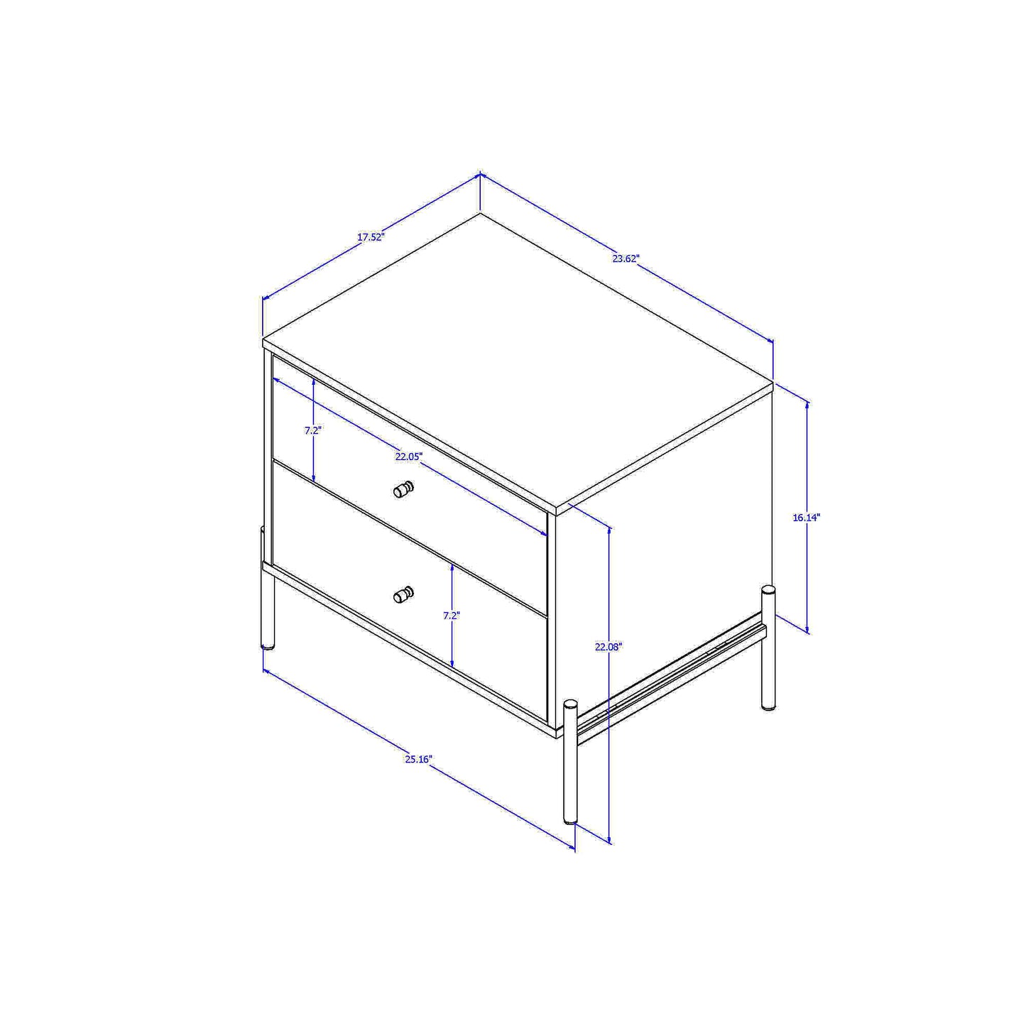 Jasper - Nightstand - The Sleep Loft - Online Mattress Showroom NYC