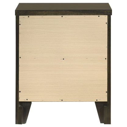 Clement - 2 Drawer Nightstand Bedside Table - Espresso - The Sleep Loft - Online Mattress Showroom NYC