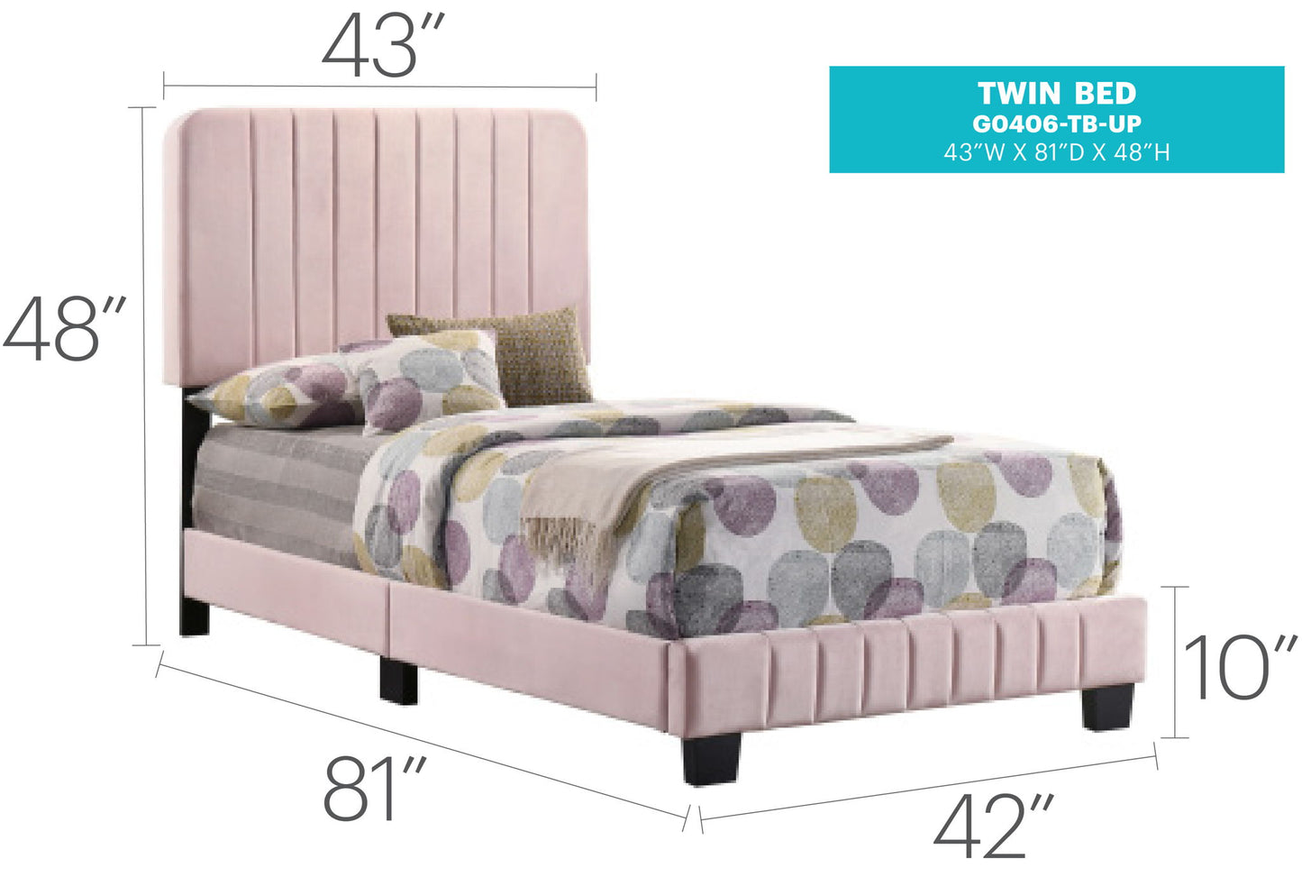 Channel Tufted Bed - The Sleep Loft - Online Mattress Showroom NYC