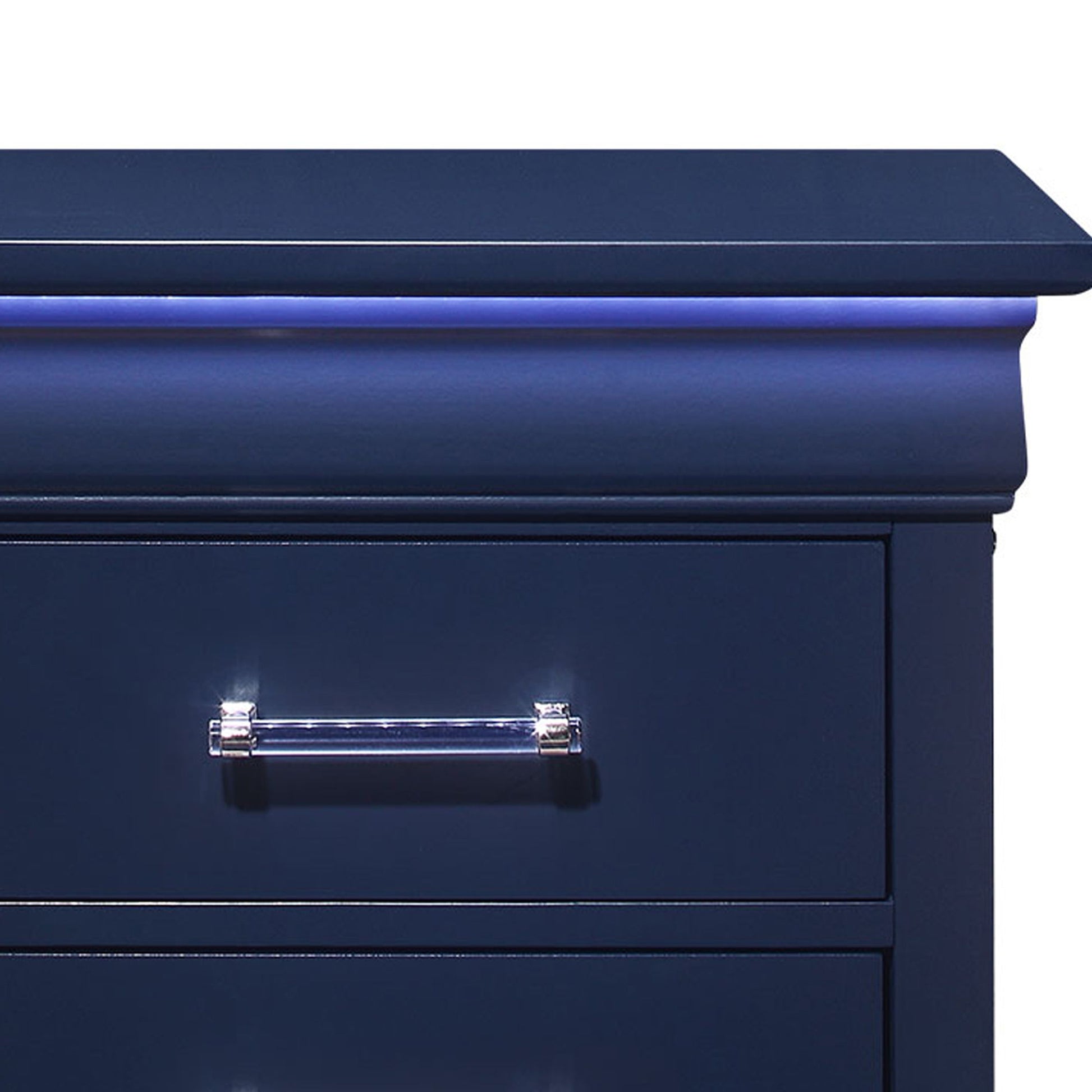 Charlston - Nightstand With LED - The Sleep Loft - Online Mattress Showroom NYC