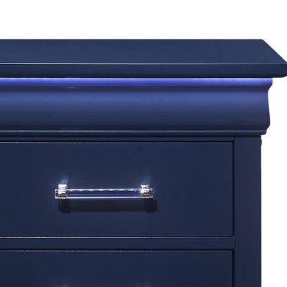 Charlston - Nightstand With LED - The Sleep Loft - Online Mattress Showroom NYC