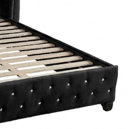 Sophia - Crystal Tufted Upholstered Bed