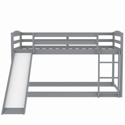 Durable Bunk Bed With Convertible Slide And Ladder - The Sleep Loft - Online Mattress Showroom NYC