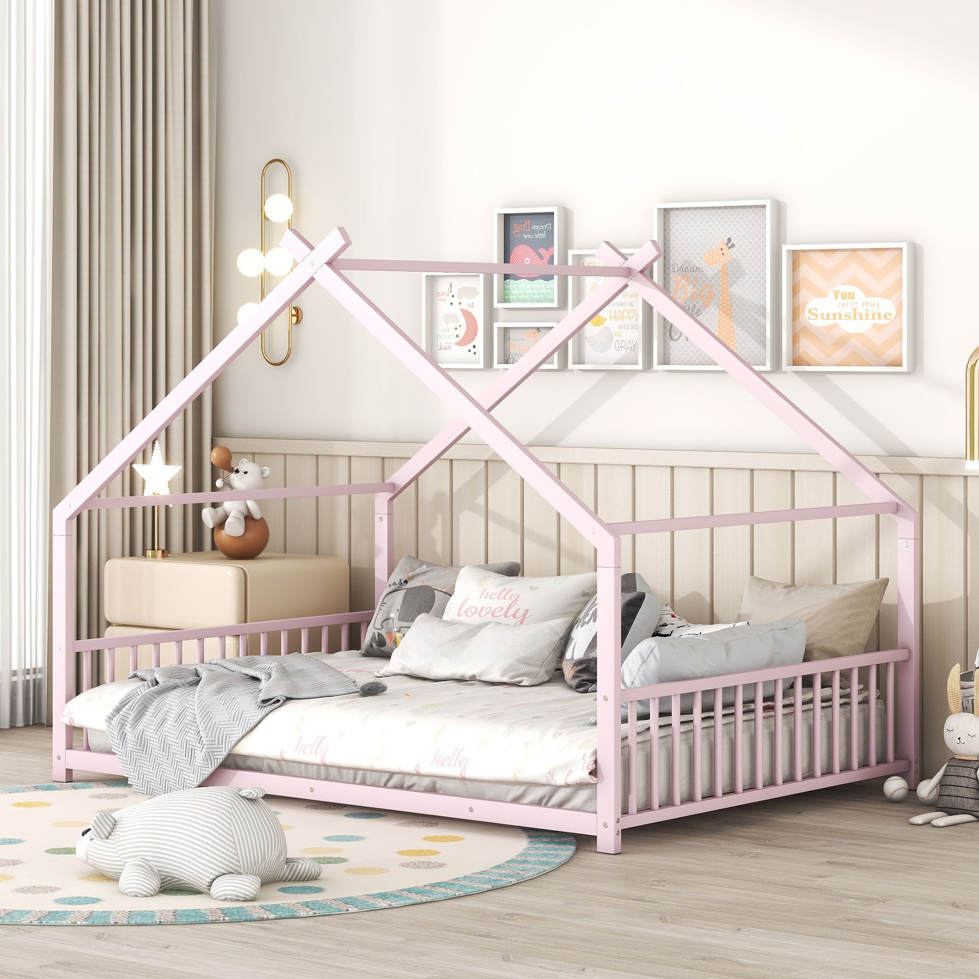 Metal House Bed - The Sleep Loft - Online Mattress Showroom NYC
