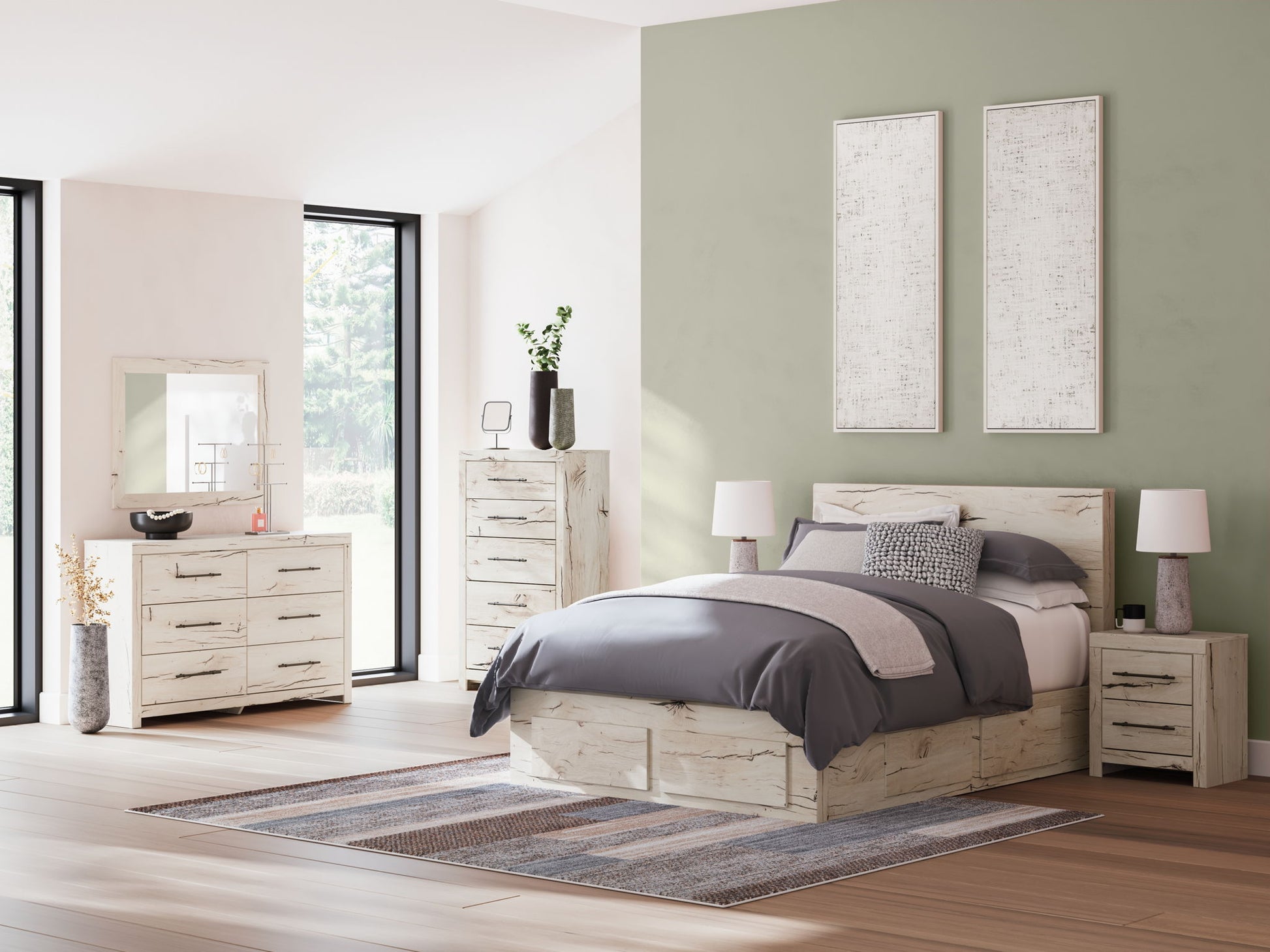 Lawroy - Panel Bed With Storage - The Sleep Loft - Online Mattress Showroom NYC