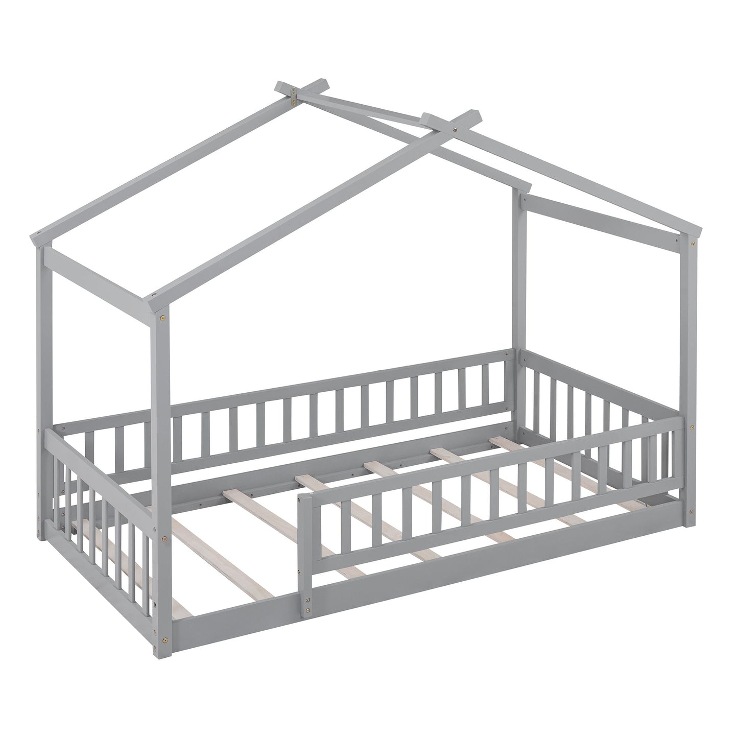 Bed House Bed Frame With Fence - The Sleep Loft - Online Mattress Showroom NYC