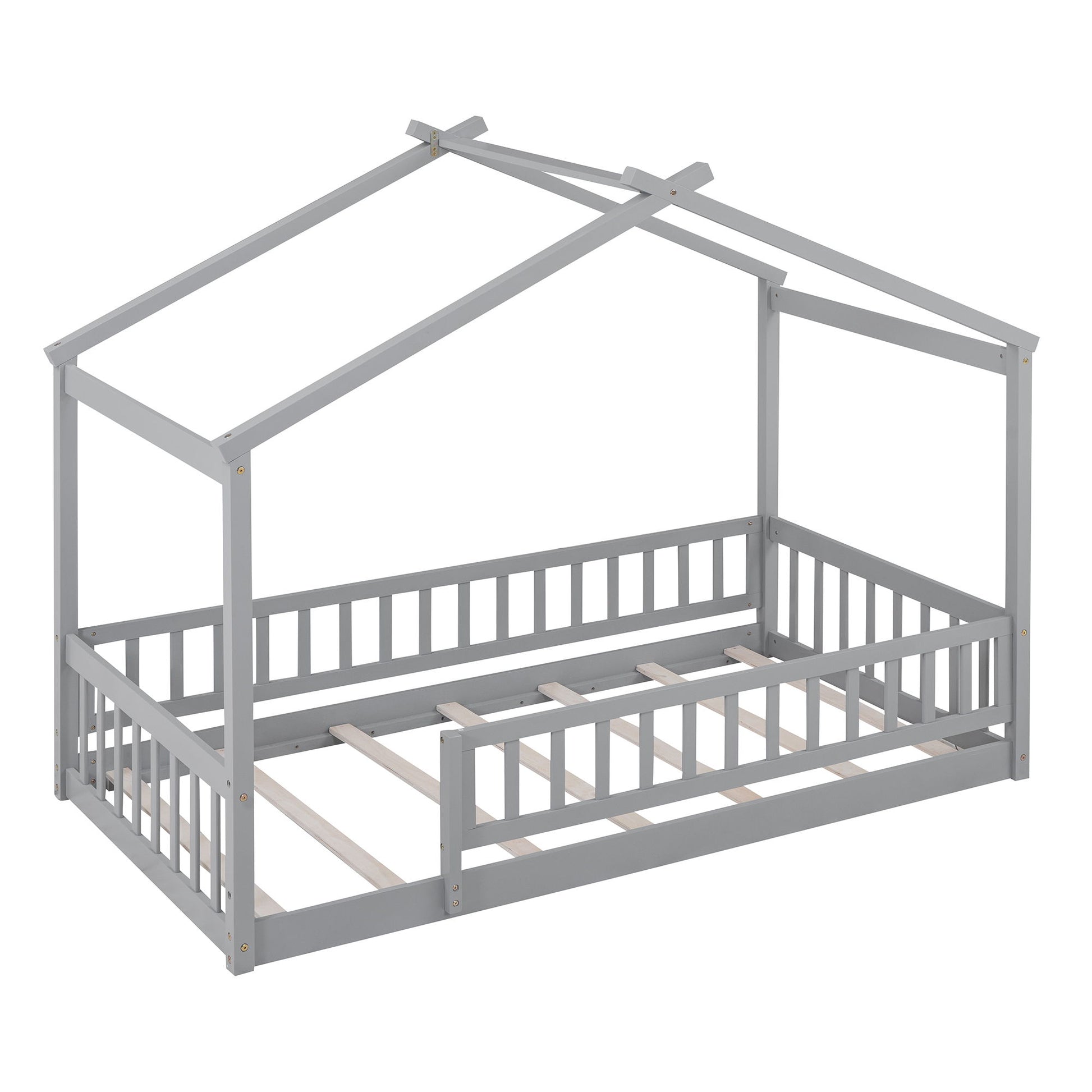 Bed House Bed Frame With Fence - The Sleep Loft - Online Mattress Showroom NYC