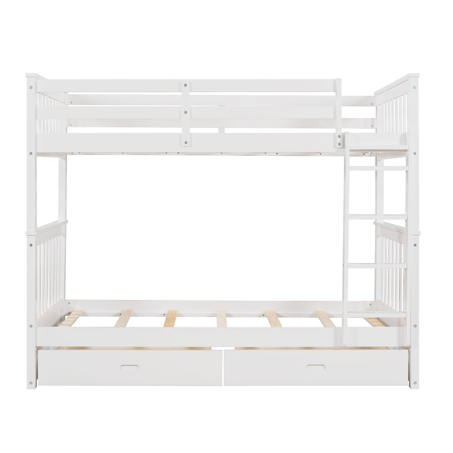Bunk Bed With Ladders And 2 Storage Drawers - The Sleep Loft - Online Mattress Showroom NYC