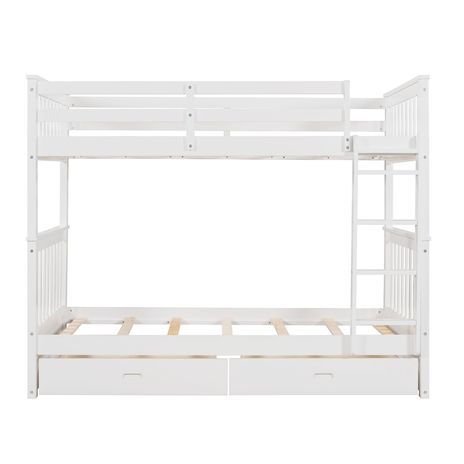 Bunk Bed With Ladders And 2 Storage Drawers - The Sleep Loft - Online Mattress Showroom NYC