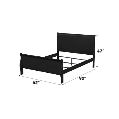 Louis Philippe - Sleigh Style Bed - The Sleep Loft - Online Mattress Showroom NYC