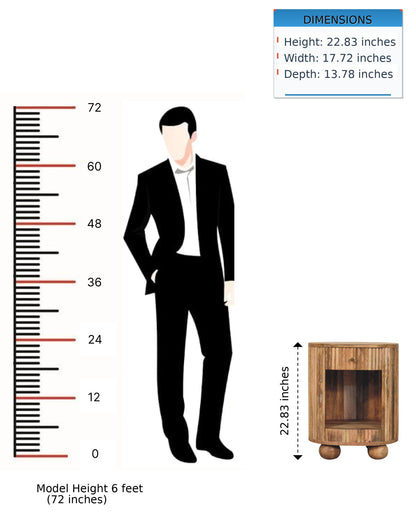 Soba - Ball Drawer Bedside Table - The Sleep Loft - Online Mattress Showroom NYC