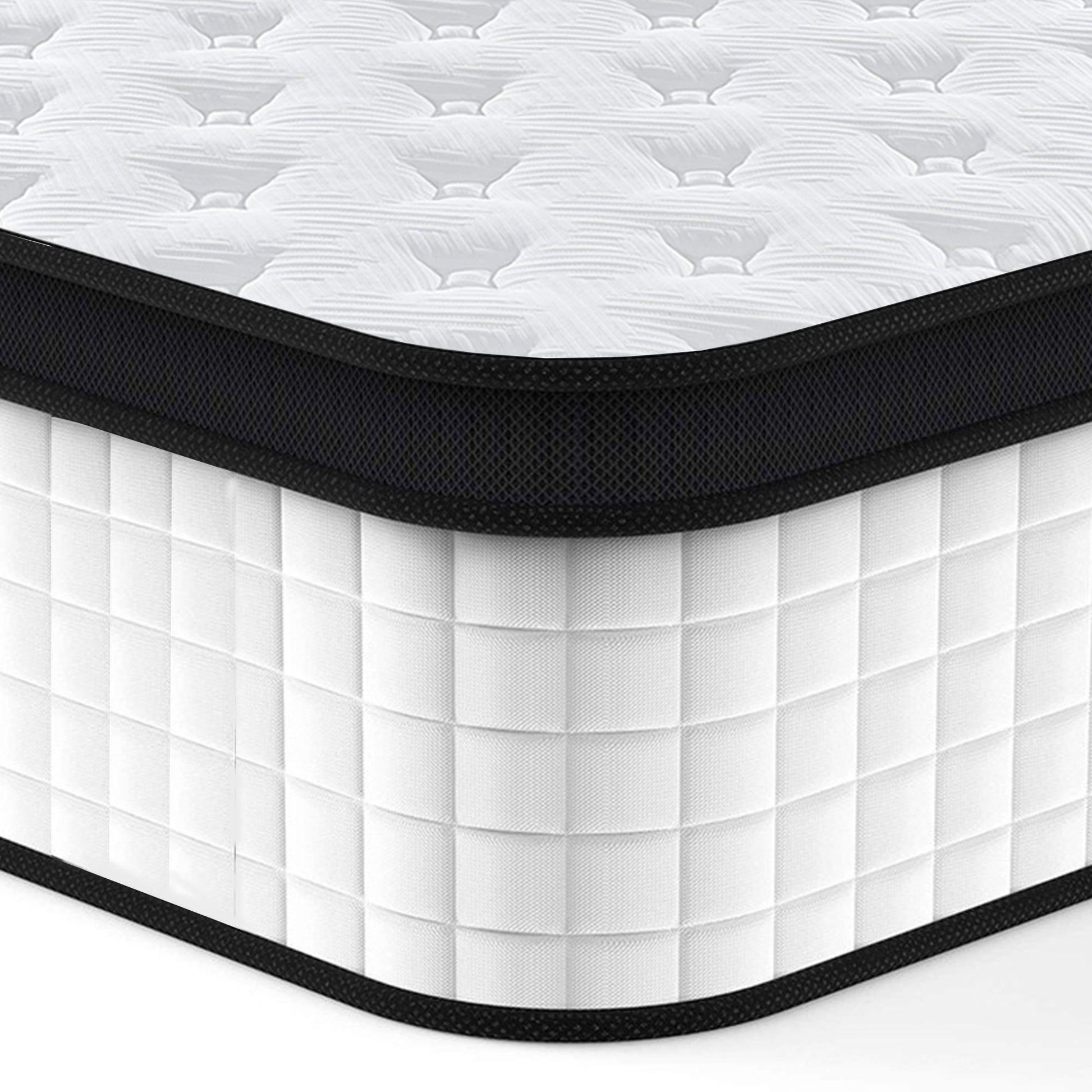 12" Hybrid Mattress Individual Pocket Spring, 7 Zoned Memory Foam - The Sleep Loft - Online Mattress Showroom NYC