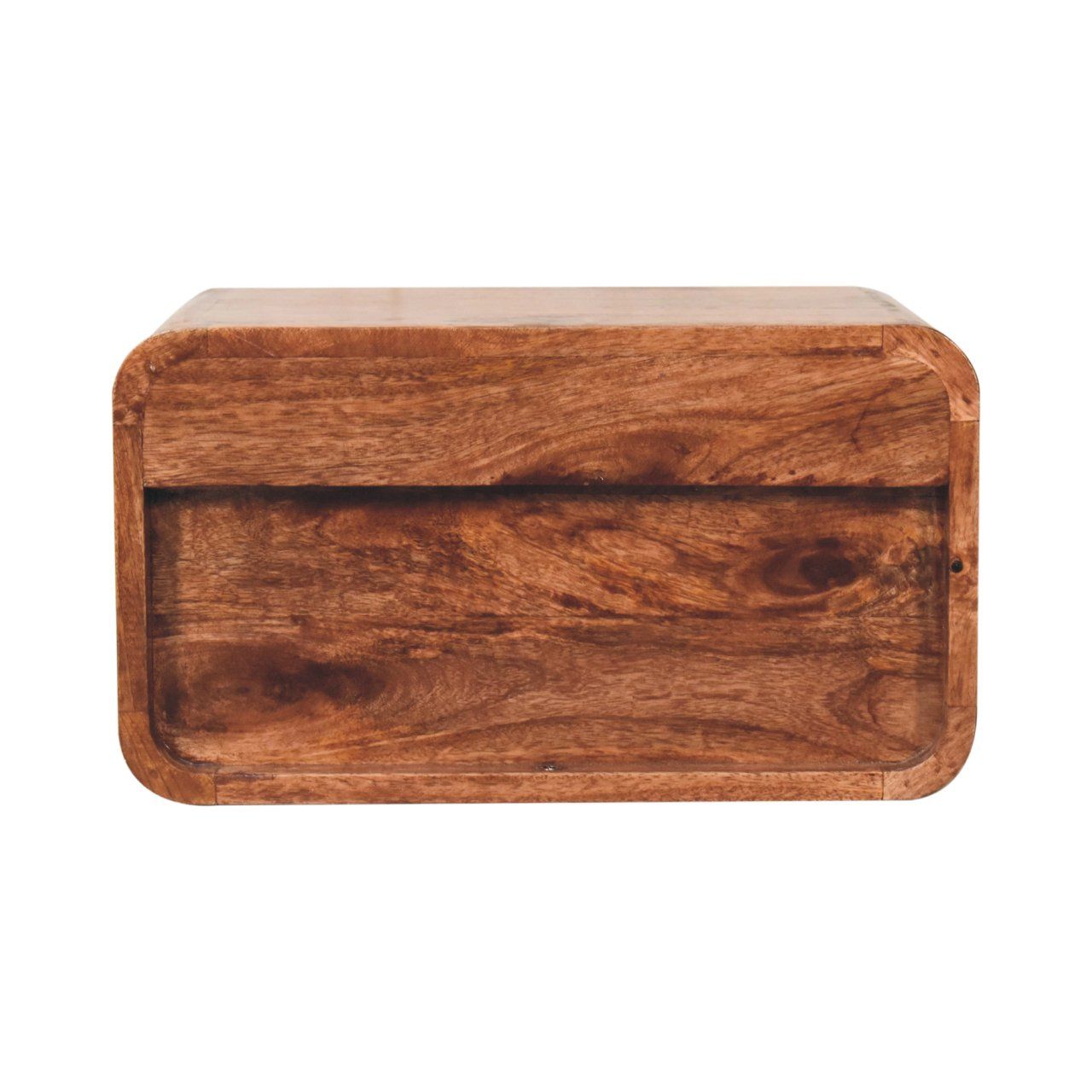 Curved Wall Mounted Bedside Nightstand - The Sleep Loft - Online Mattress Showroom NYC
