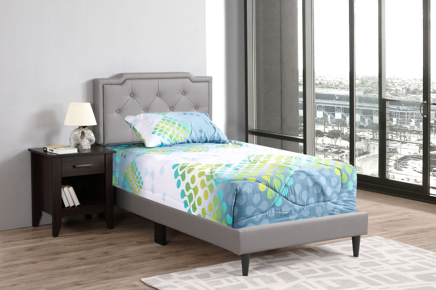 Button Tufted Bed Charming For Cozy Spaces - The Sleep Loft - Online Mattress Showroom NYC