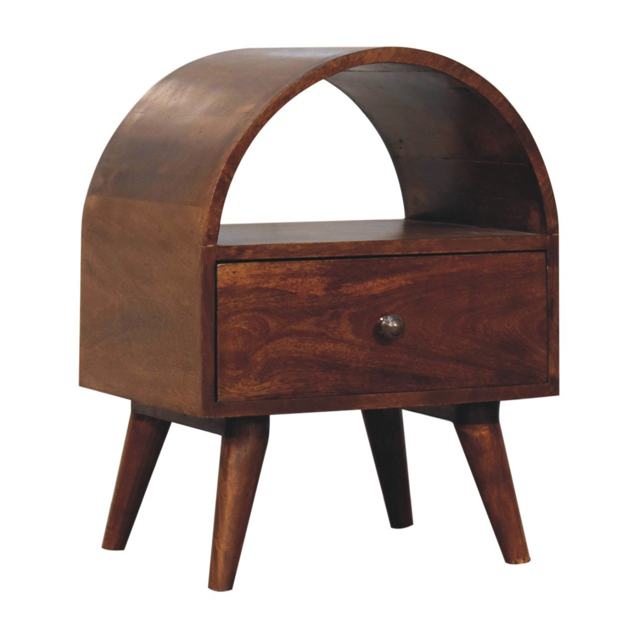 Dome Bedside Table - Brown - The Sleep Loft - Online Mattress Showroom NYC