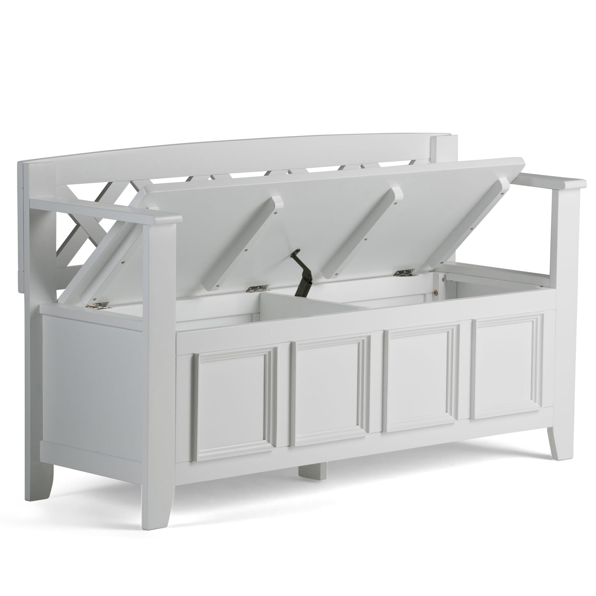 Amherst - Handcrafted Entryway Storage Bench - The Sleep Loft - Online Mattress Showroom NYC