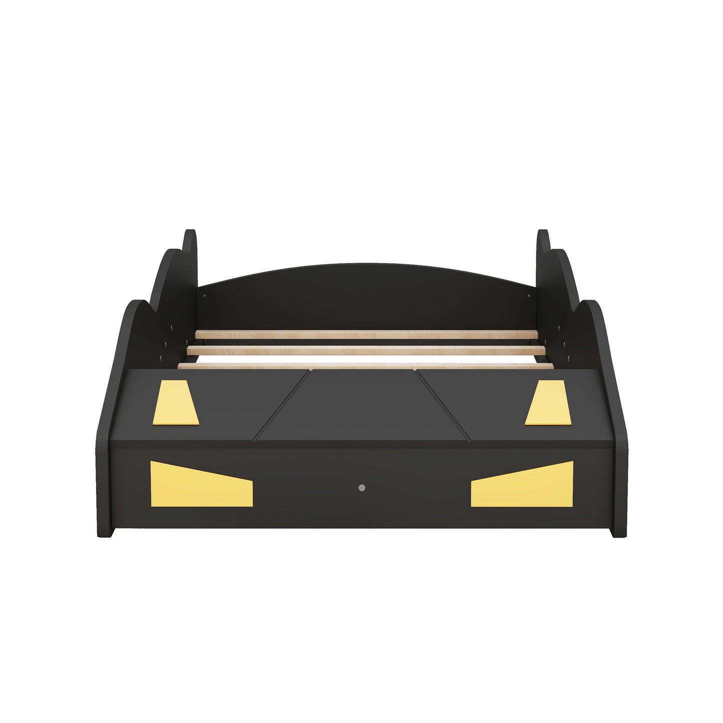 Race Car Shaped Platform Bed With Wheels And Storage - The Sleep Loft - Online Mattress Showroom NYC