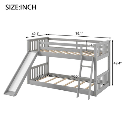 Bunk Bed & Convertible Slide And Ladder - The Sleep Loft - Online Mattress Showroom NYC