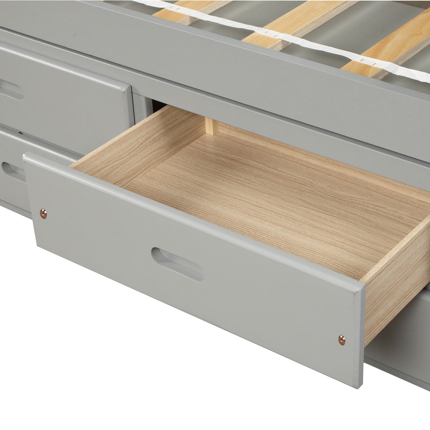 Platform Storage Bed Solid Wood Bed With 6 Drawers - The Sleep Loft - Online Mattress Showroom NYC