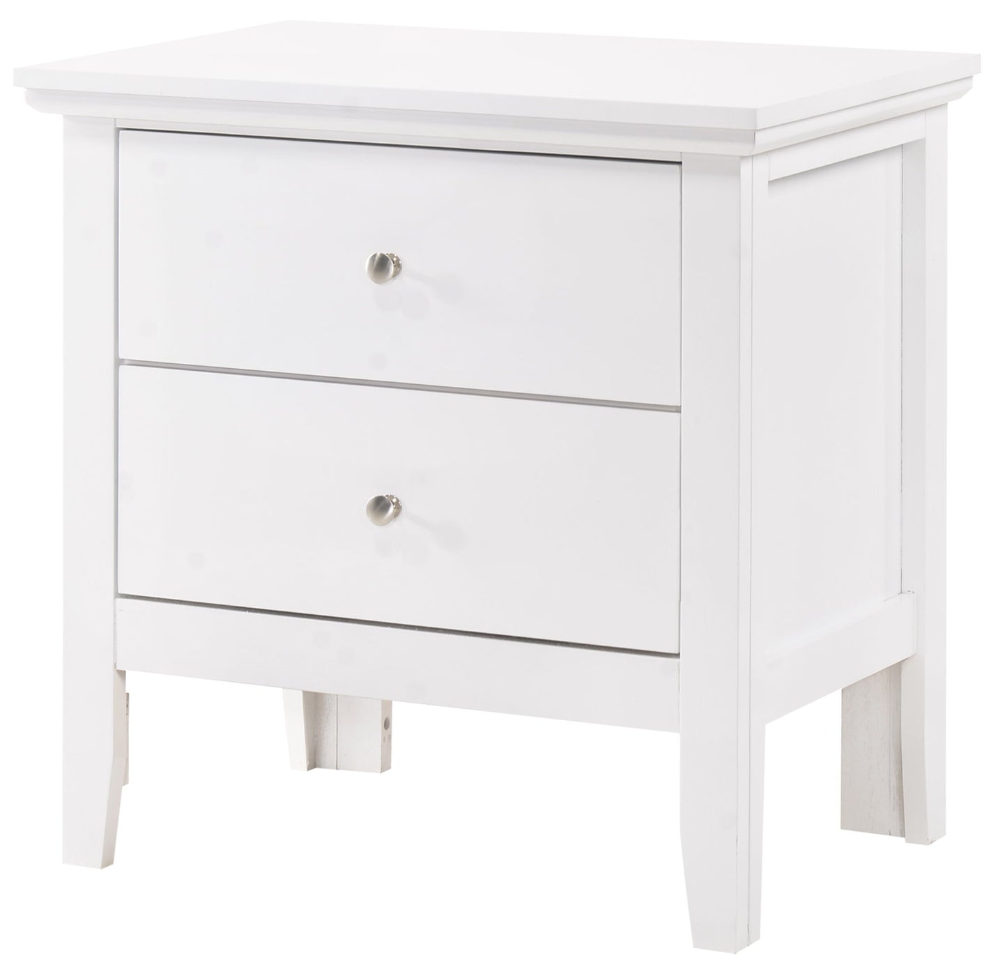 English Dovetailed Drawers Nightstand - The Sleep Loft - Online Mattress Showroom NYC