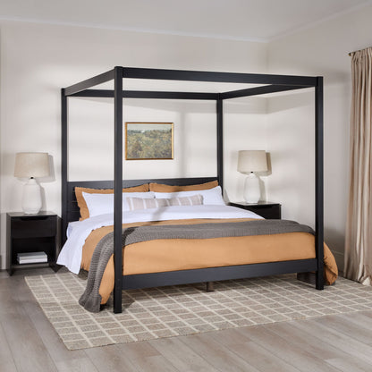 Canopy Bed Frame Modern Minimalist Boho - The Sleep Loft - Online Mattress Showroom NYC