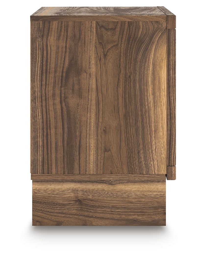 Chirason - Two Drawer Night Stand - Brown - The Sleep Loft - Online Mattress Showroom NYC