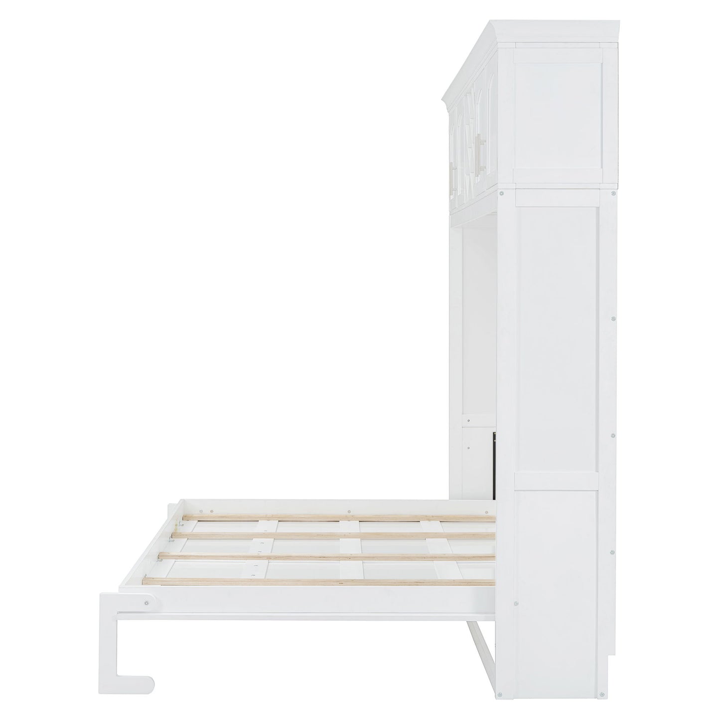 Murphy Wall Bed With Top Cabinets & Wine Rack - The Sleep Loft - Online Mattress Showroom NYC