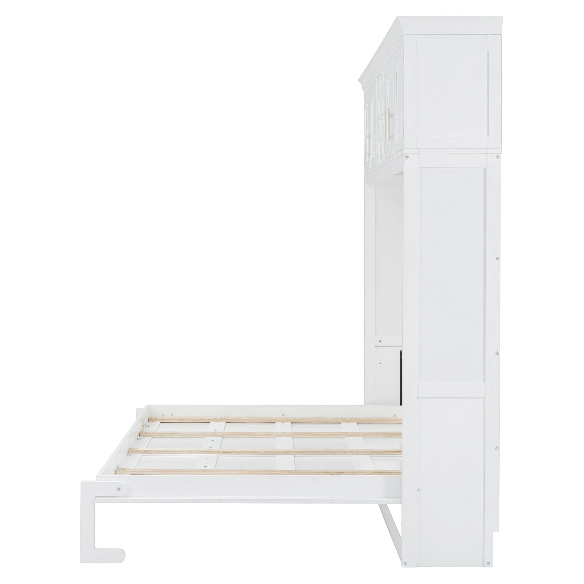 Murphy Wall Bed With Top Cabinets & Wine Rack - The Sleep Loft - Online Mattress Showroom NYC