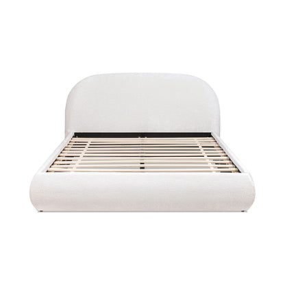 Archie Puffy Grounded - Upholstered Platform Bed - The Sleep Loft - Online Mattress Showroom NYC