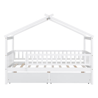 House Bed With 2 Drawers - The Sleep Loft - Online Mattress Showroom NYC