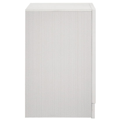 Transitional 2 Drawer Nightstand With Hidden Jewelry Tray