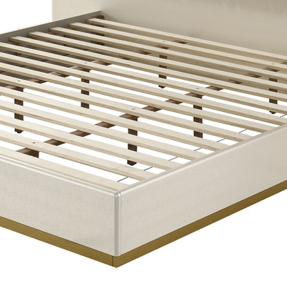 Stanley - Bed With LED Upholstered Headboard