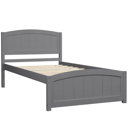 Platform Bed & Headboard, Footboard And Wood Slat Support - The Sleep Loft - Online Mattress Showroom NYC