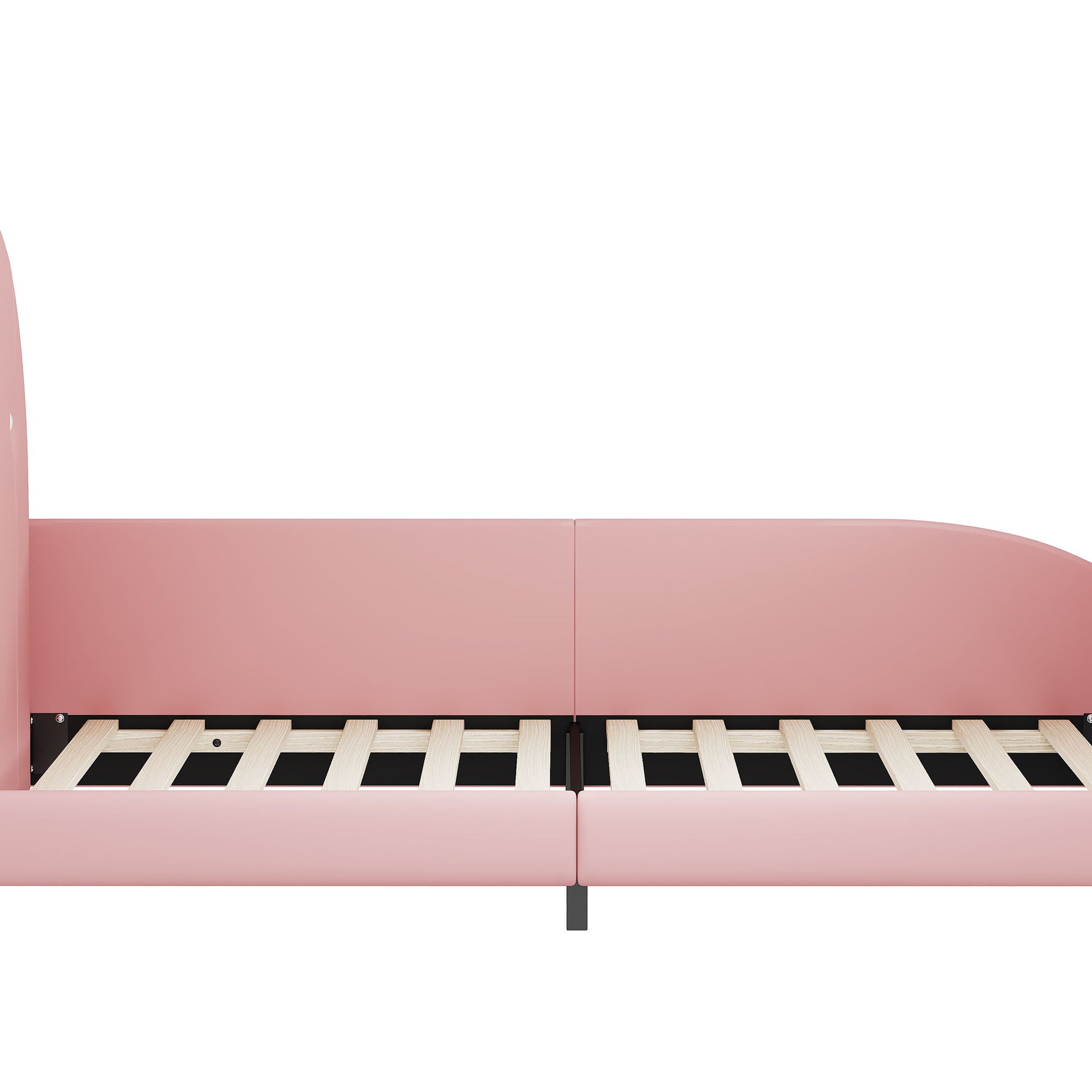 Upholstered Rabbit-Shape Princess Bed With Headboard And Footboard - The Sleep Loft - Online Mattress Showroom NYC