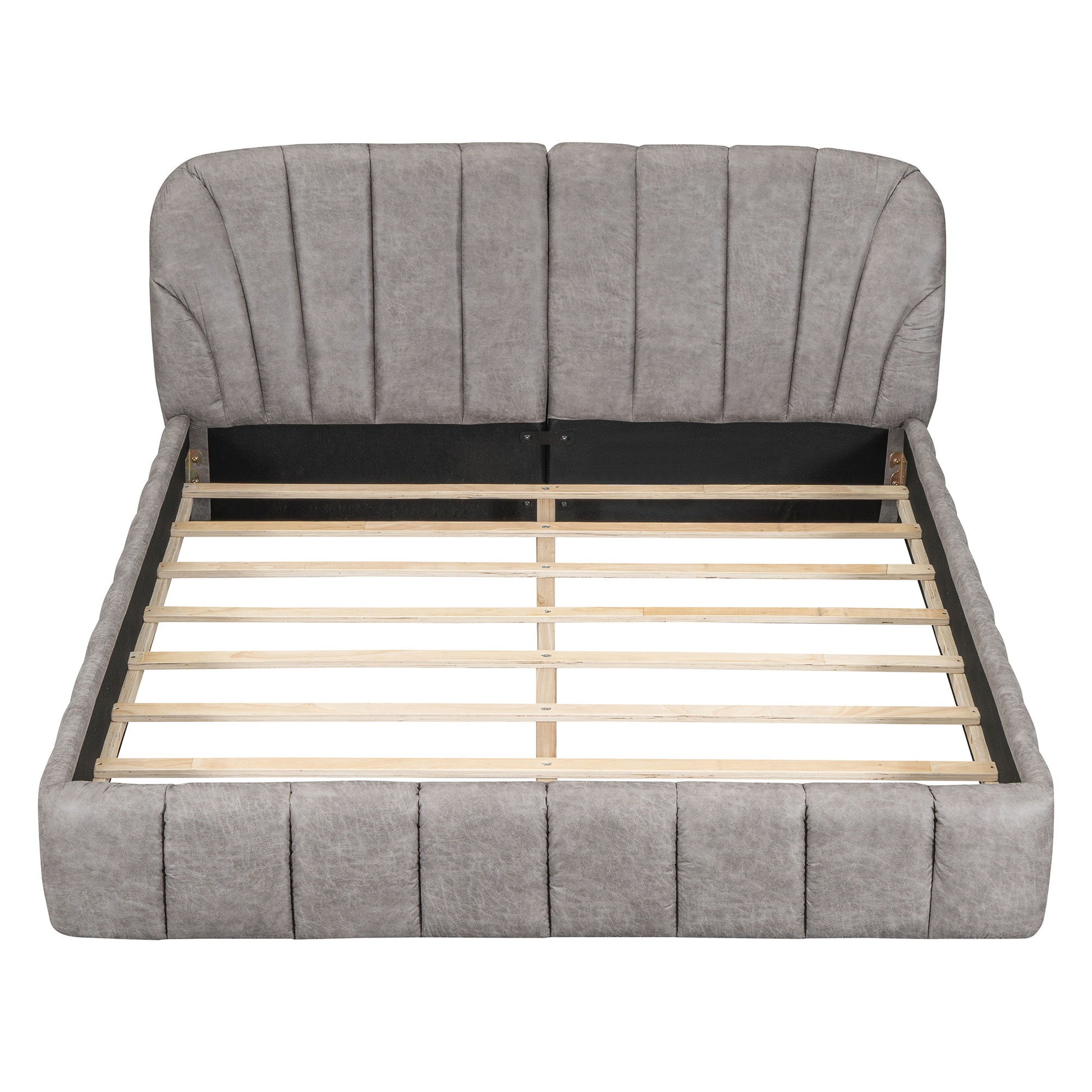 Elegant Design Upholstered Platform Bed - The Sleep Loft - Online Mattress Showroom NYC