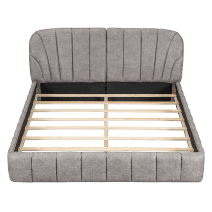 Elegant Design Upholstered Platform Bed - The Sleep Loft - Online Mattress Showroom NYC