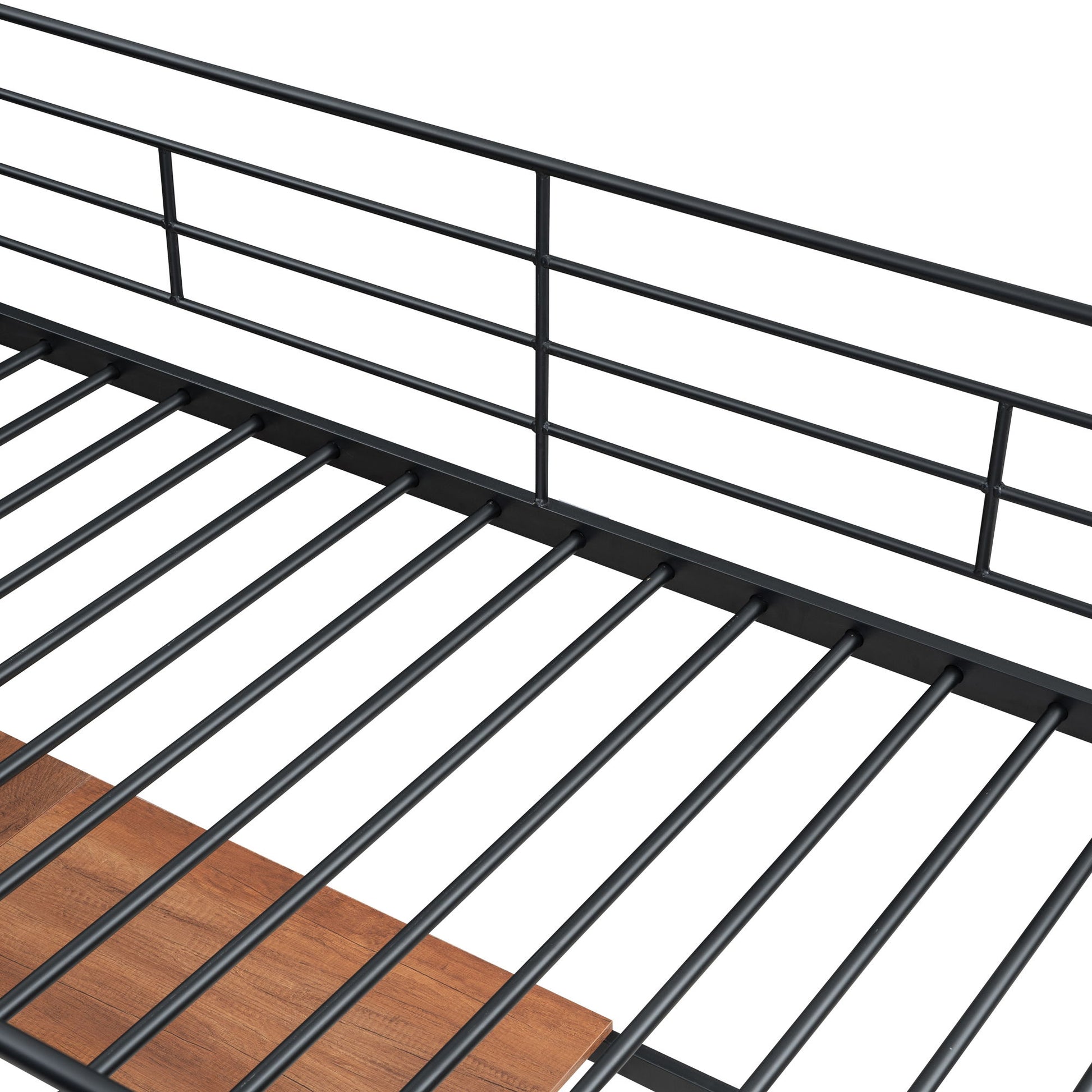 Loft Bed With Desk And Grid, Stylish Frame With Lateral Storage Ladder And Wardrobe - The Sleep Loft - Online Mattress Showroom NYC
