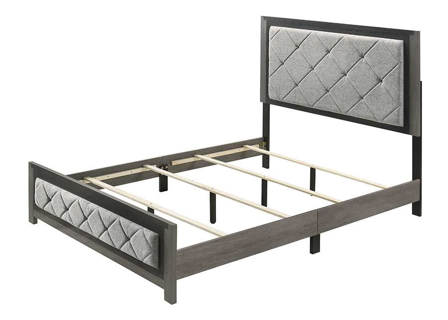 Jehoram - Queen Bed - Gray - The Sleep Loft - Online Mattress Showroom NYC