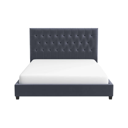 Donald - Mid-Century Modern Upholstered Platform Bed - The Sleep Loft - Online Mattress Showroom NYC